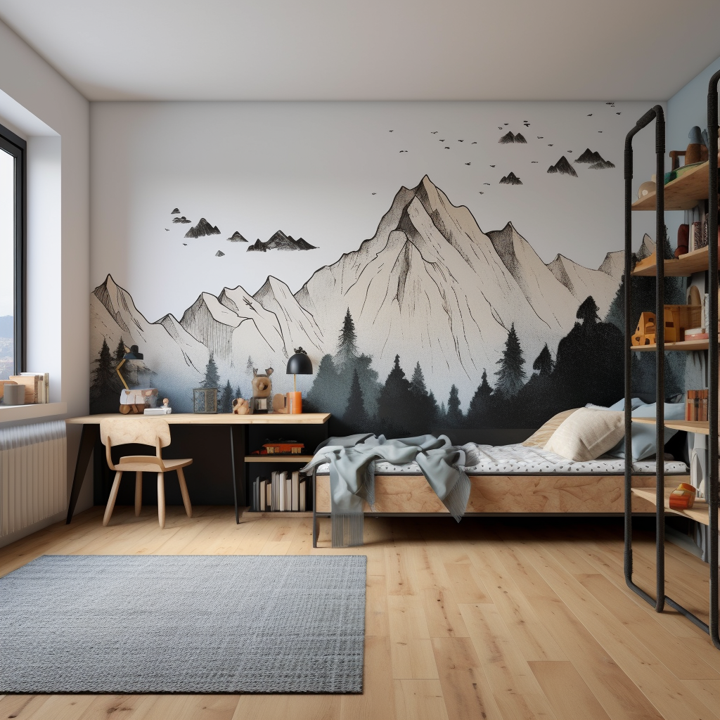 small-bedroom-mountain-mural