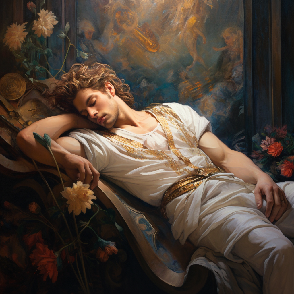 Gorgeous portrayal of Greek God Ades