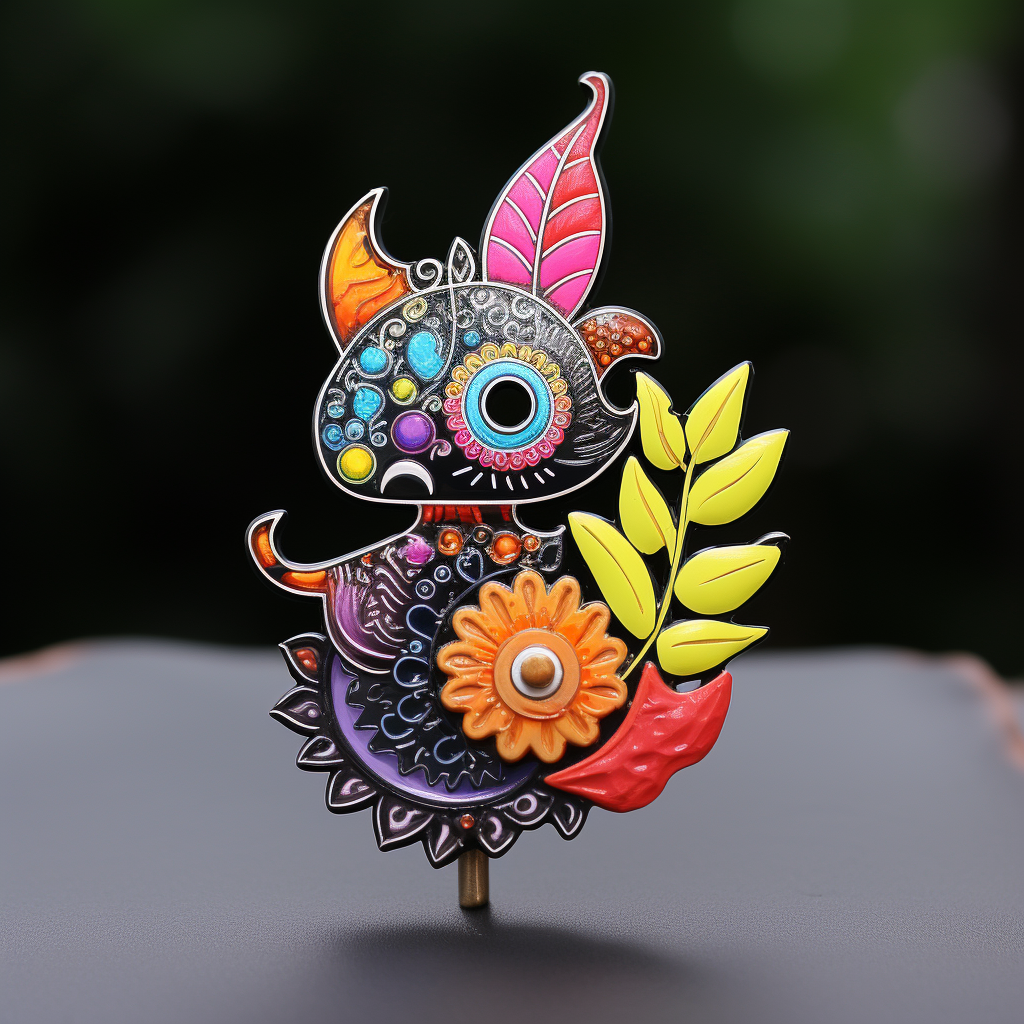 Colorful Alebrijes Lapel Pins for All Seasons