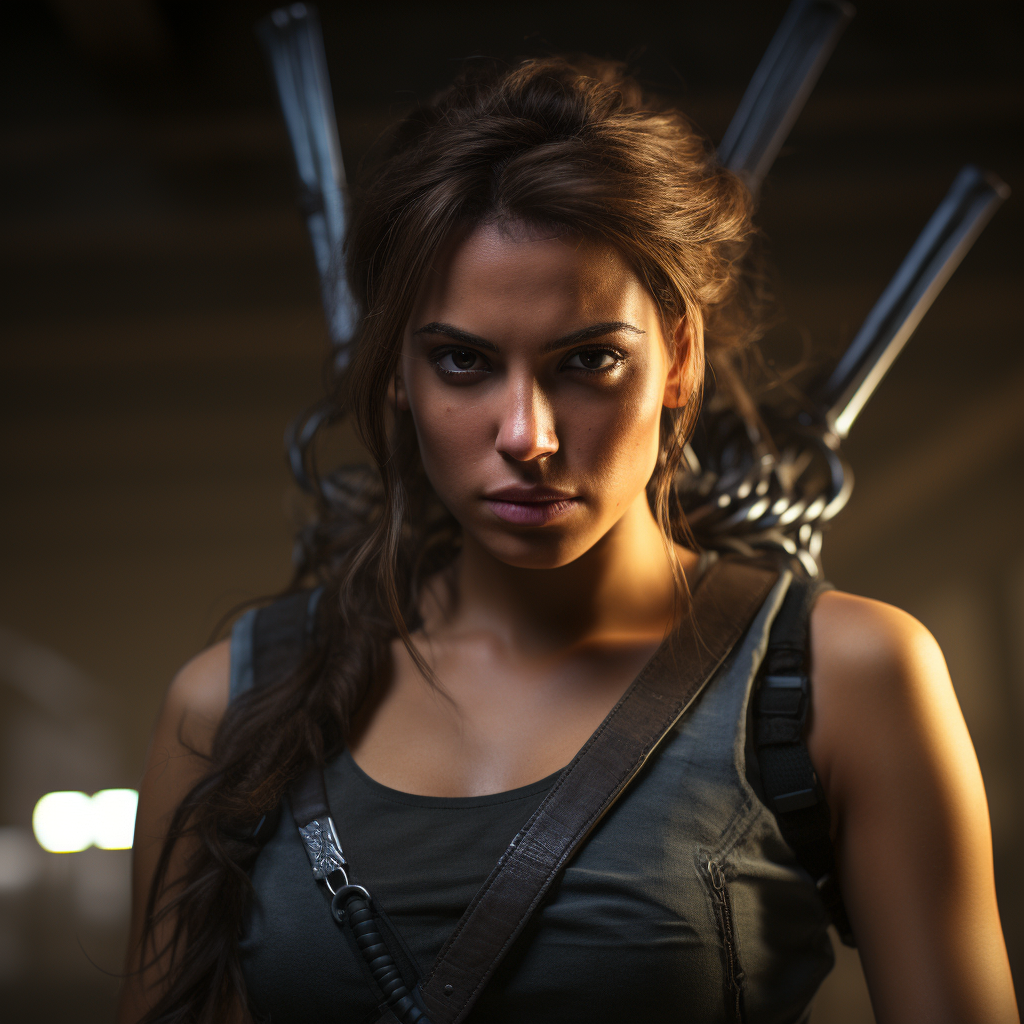 Lara Croft in Action