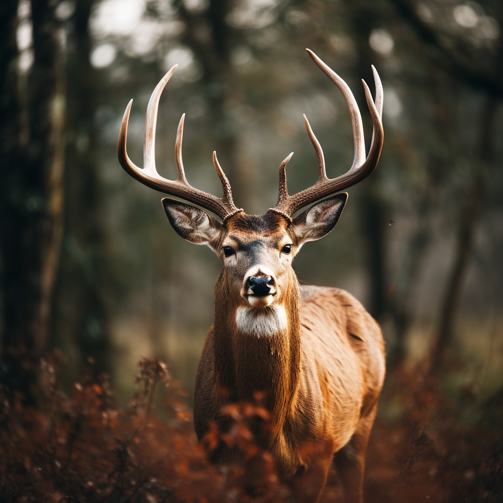 Majestic 8 Point Buck Close Up