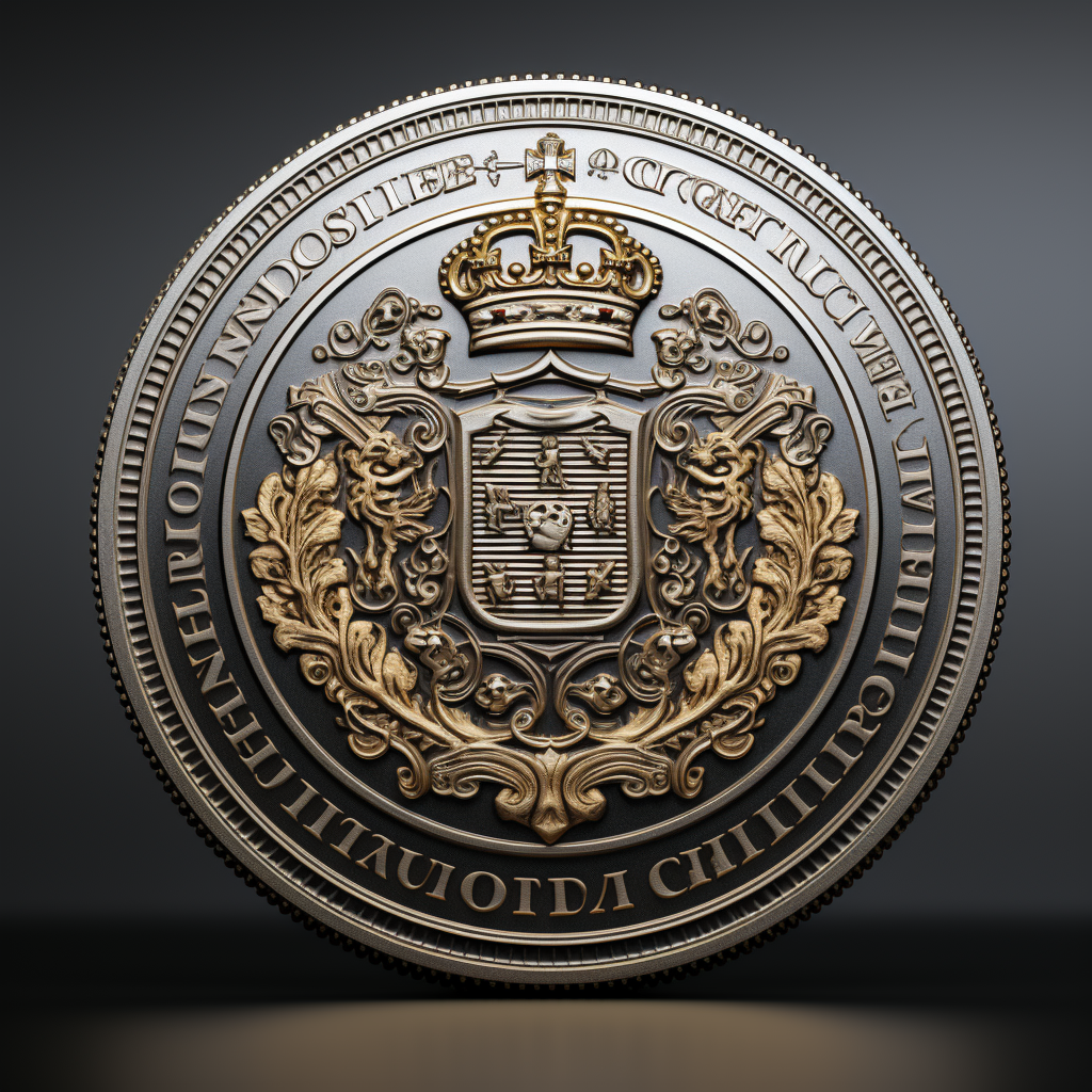 3D model of a large coin