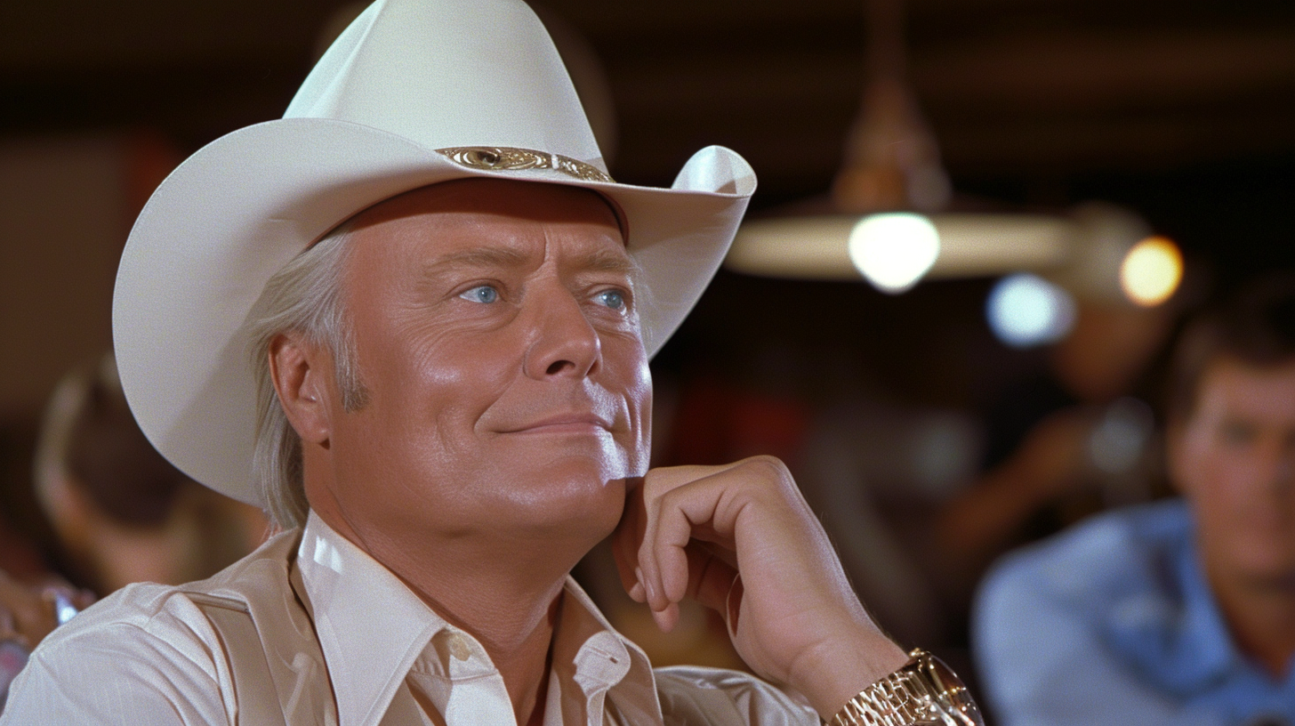 Larry Hagman 80's Dallas Still