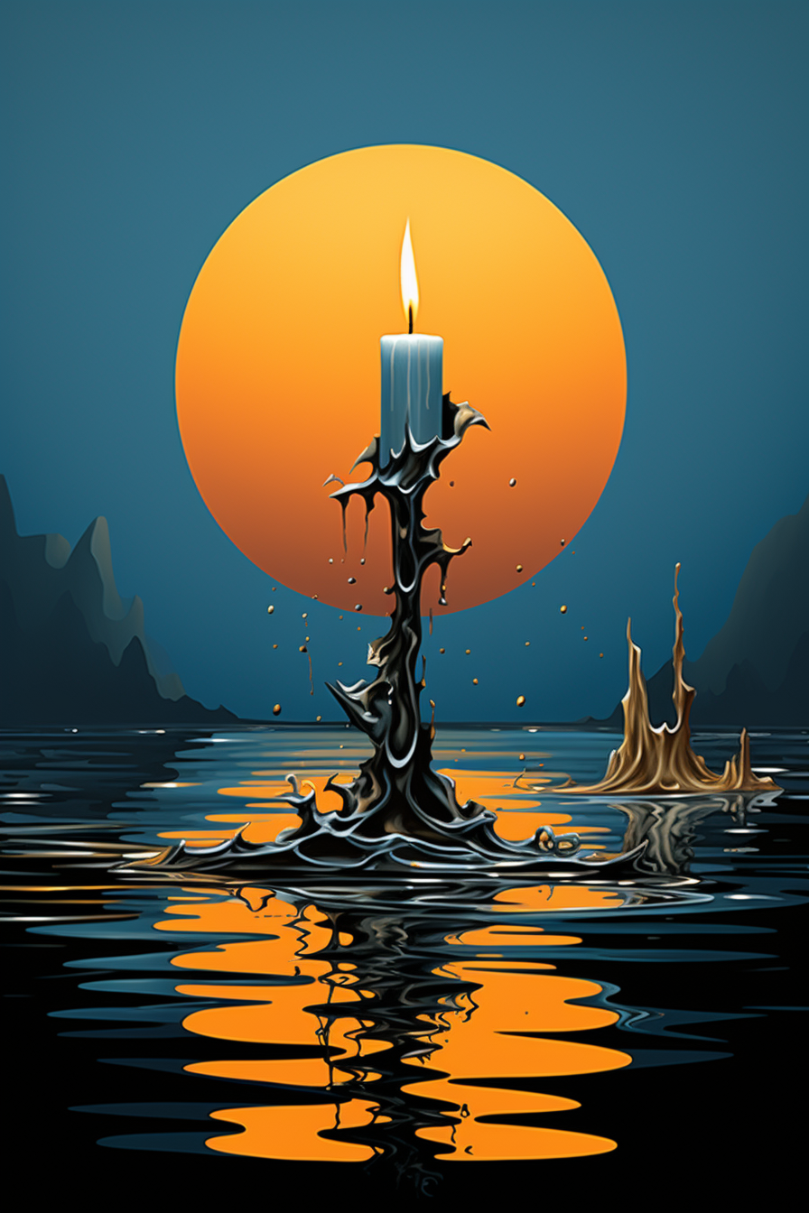 Surreal Art of the Last Candle