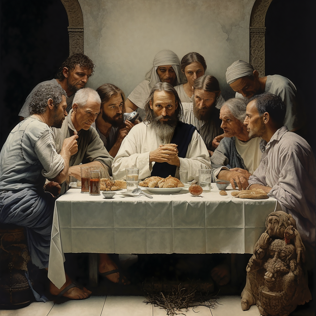 Norman Rockwell's Last Supper painting