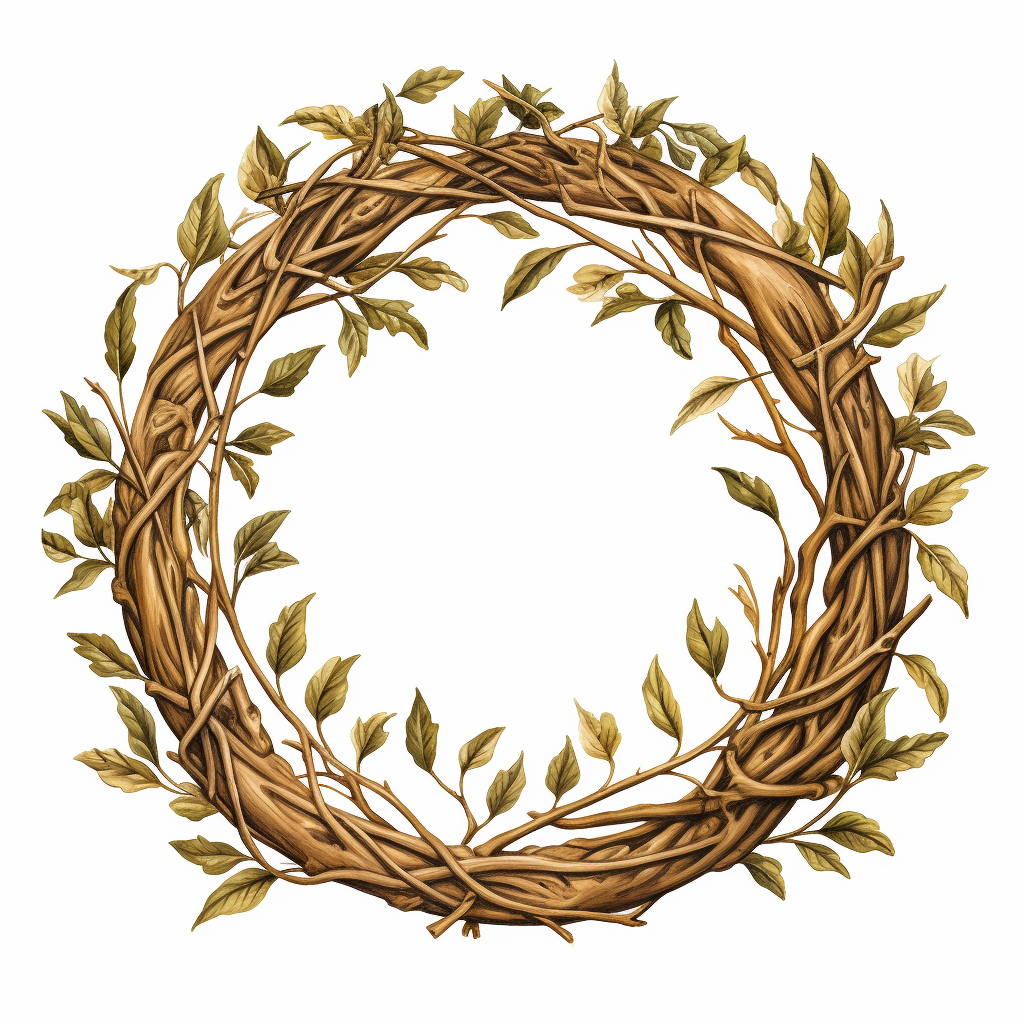 Laurel Wreath Roots Symbol Image