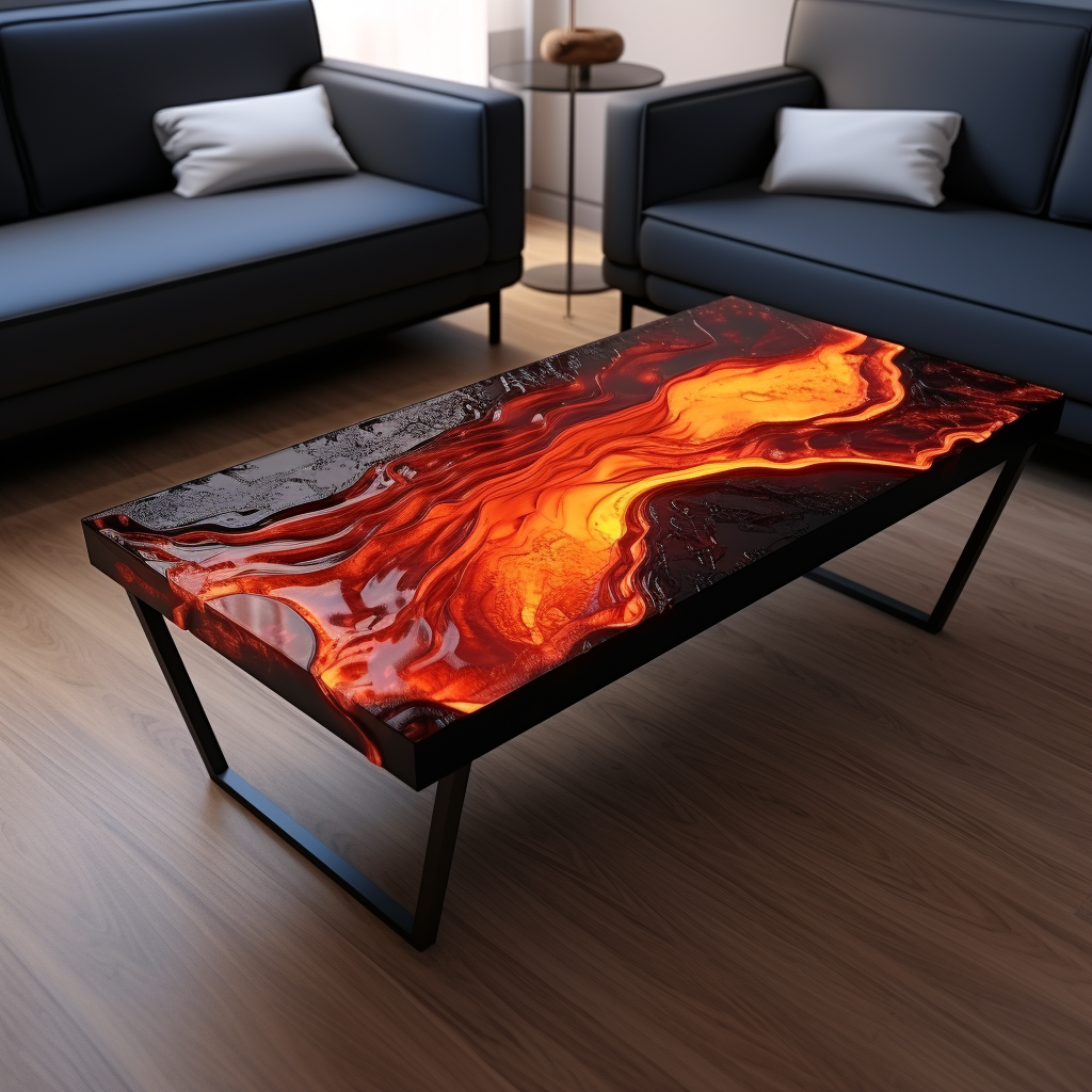 Lava Flow Center Table