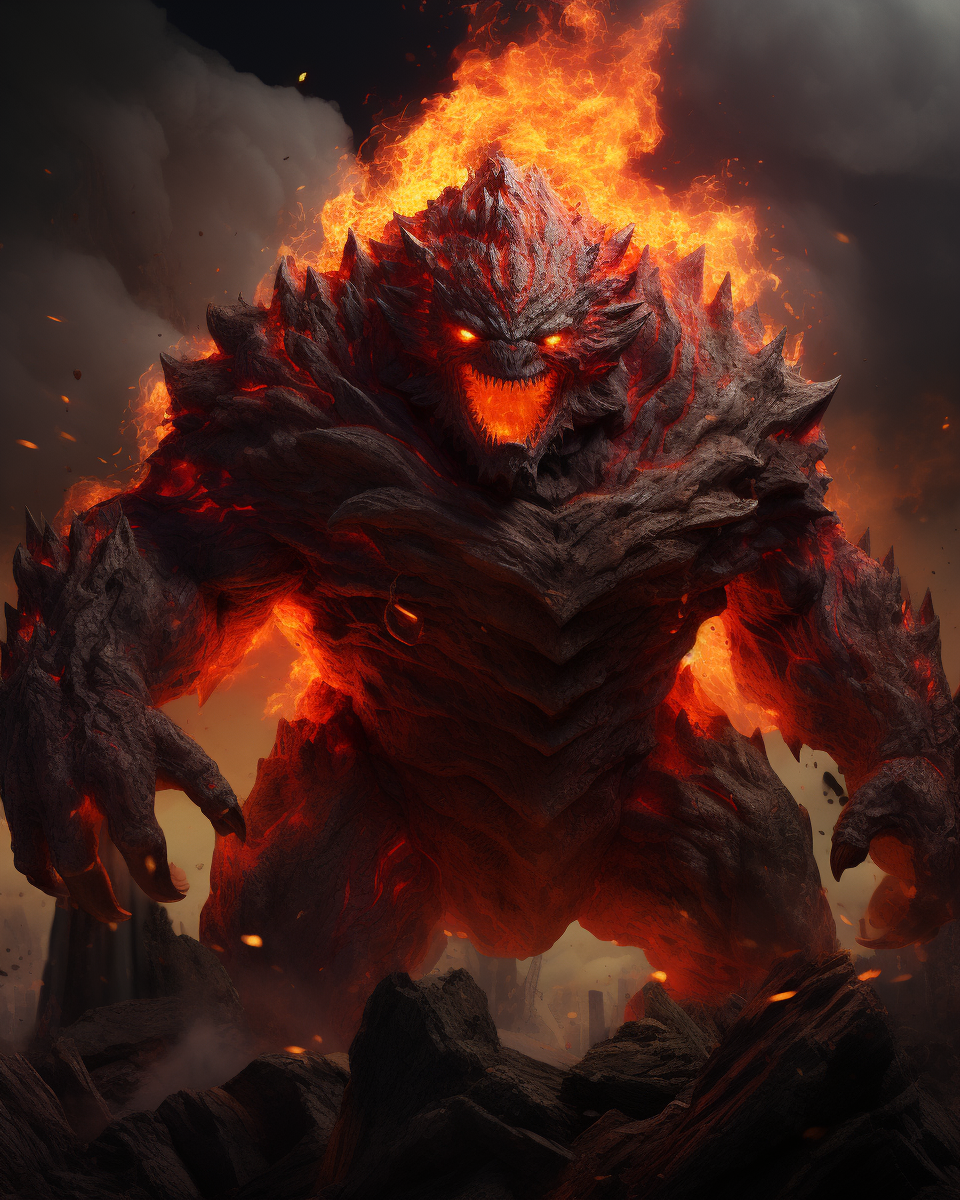 Epic Lava God Monster