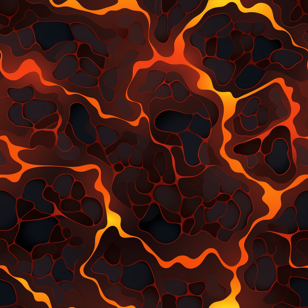 Lava River Grid Pattern Design