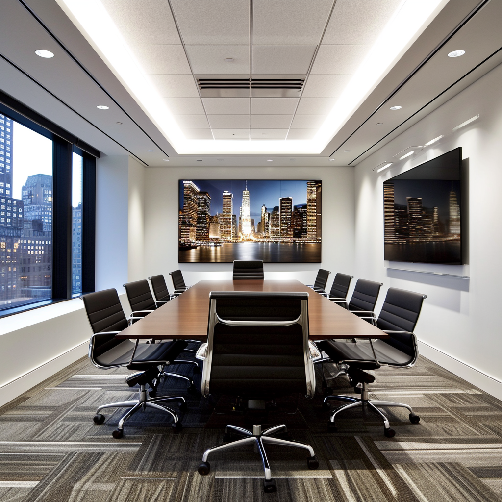 modern law firm meeting room New York