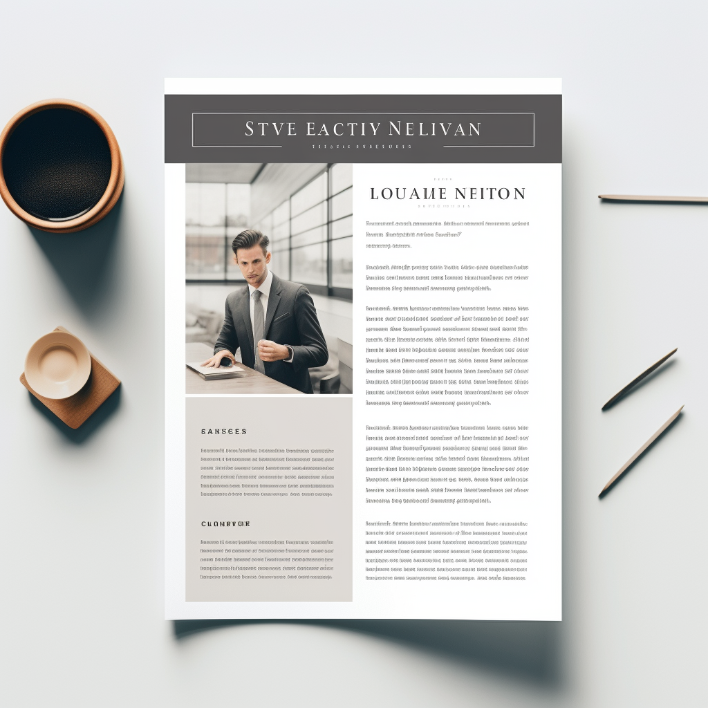 Professional Law Newsletter Article Template