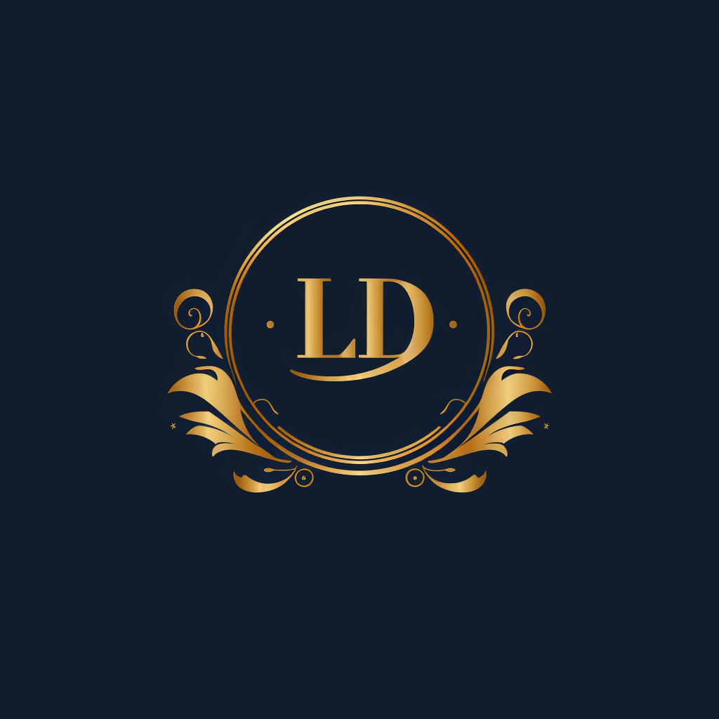 Unique LD logo design for brand recognition