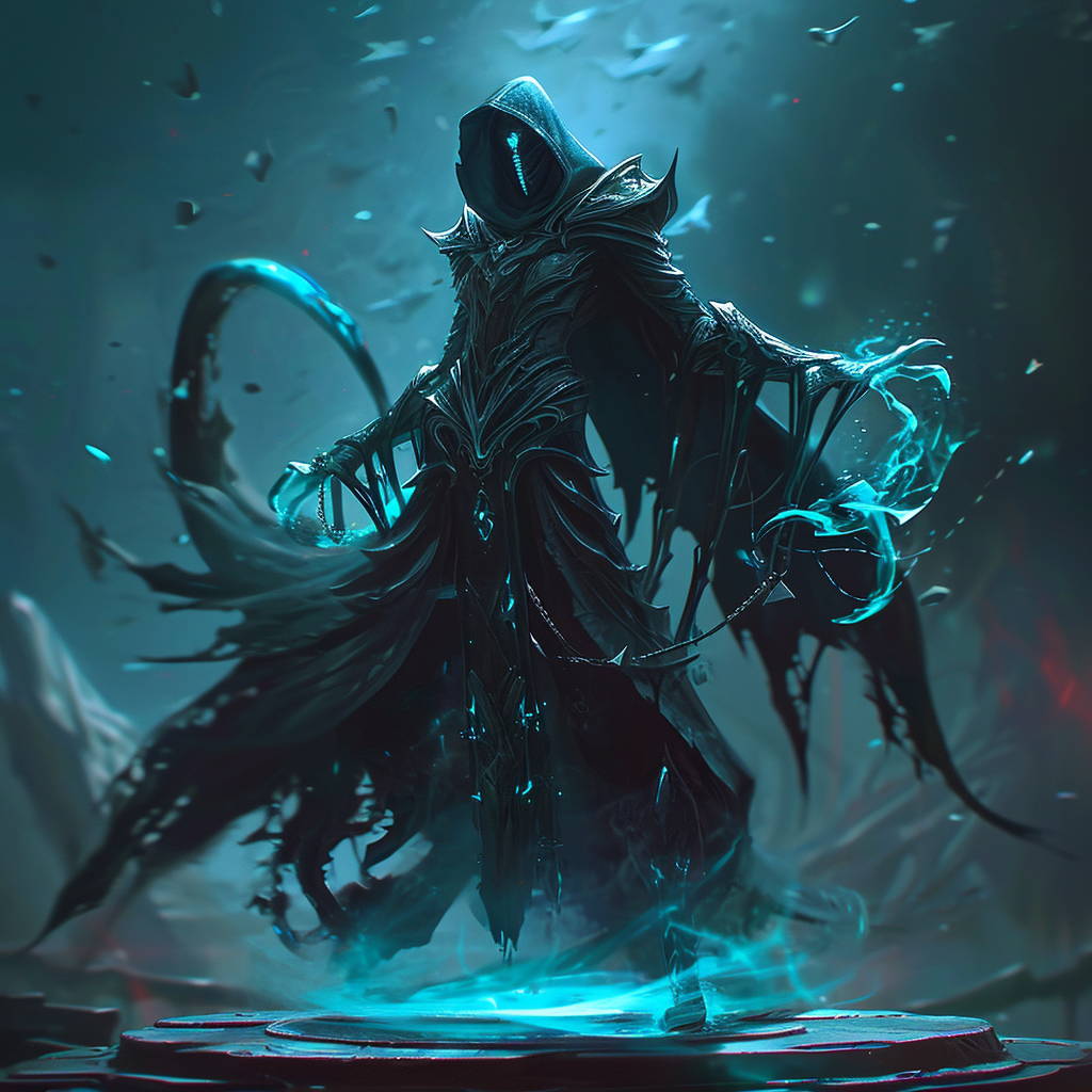 Detailed league of legends karthus on fighting platform