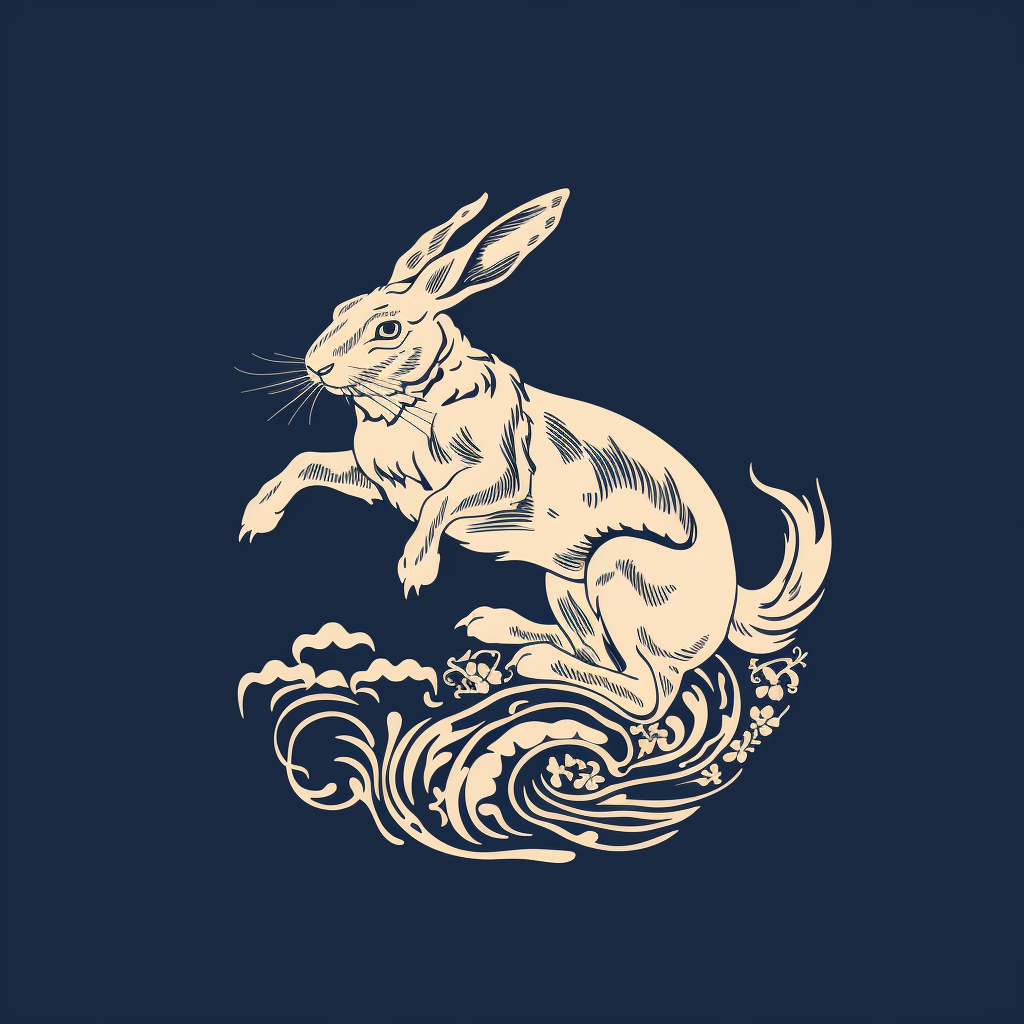 Leaping Rabbit Sailor Tattoo Art