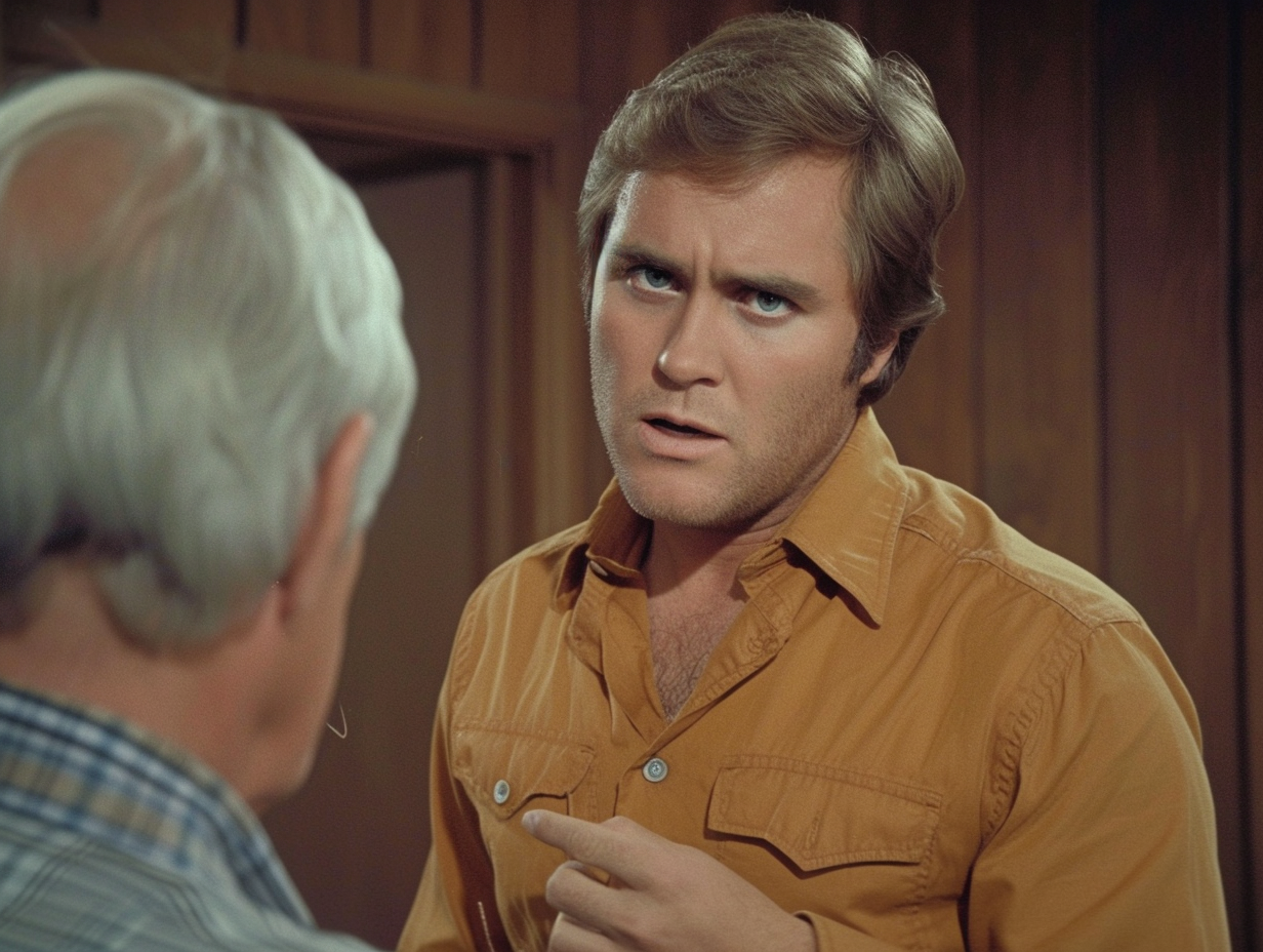 Lee Majors Discussing in 1971