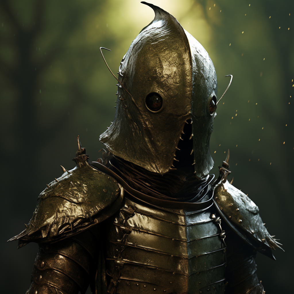 Image of a leech knight