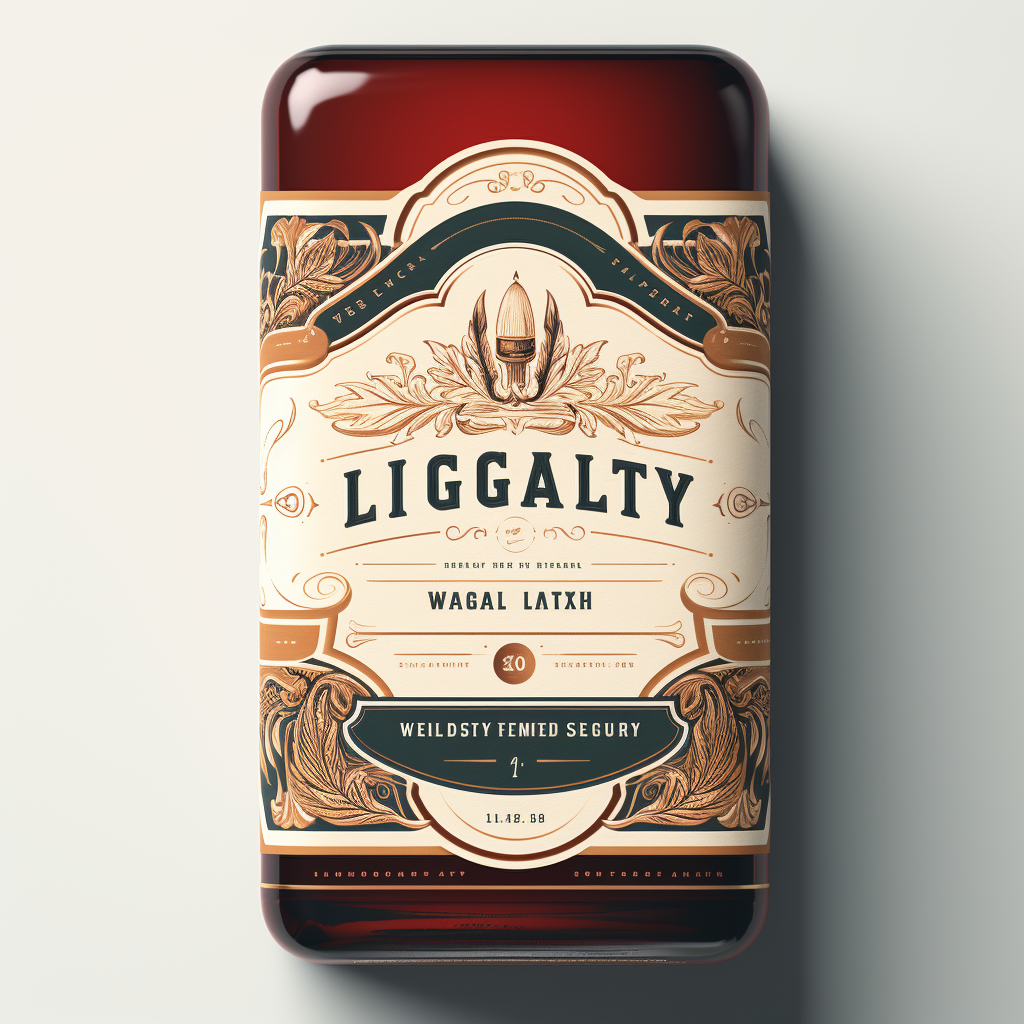 Legacy Blend Whiskey Label Design