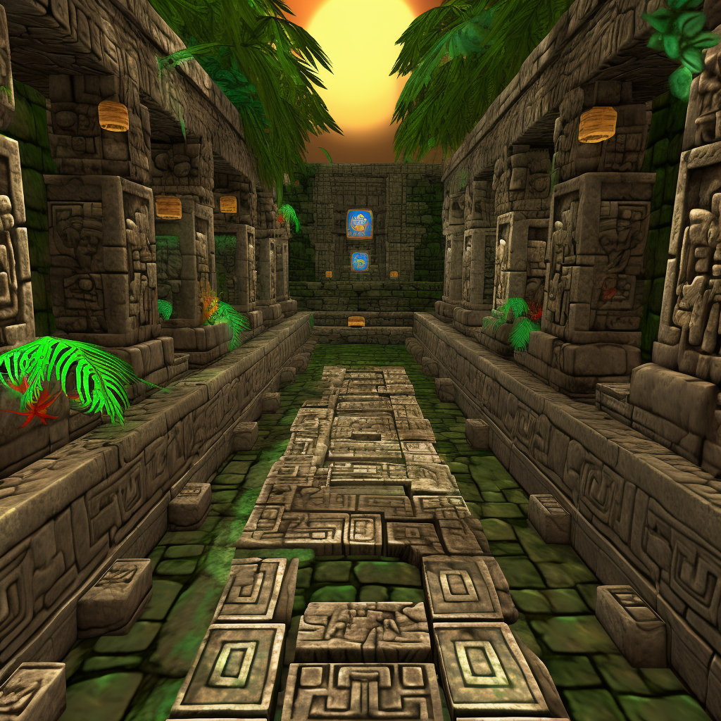 Fun-filled Legends of the Hidden Temple Gameshow Screenshot