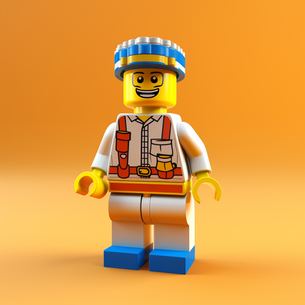 3D Lego character render