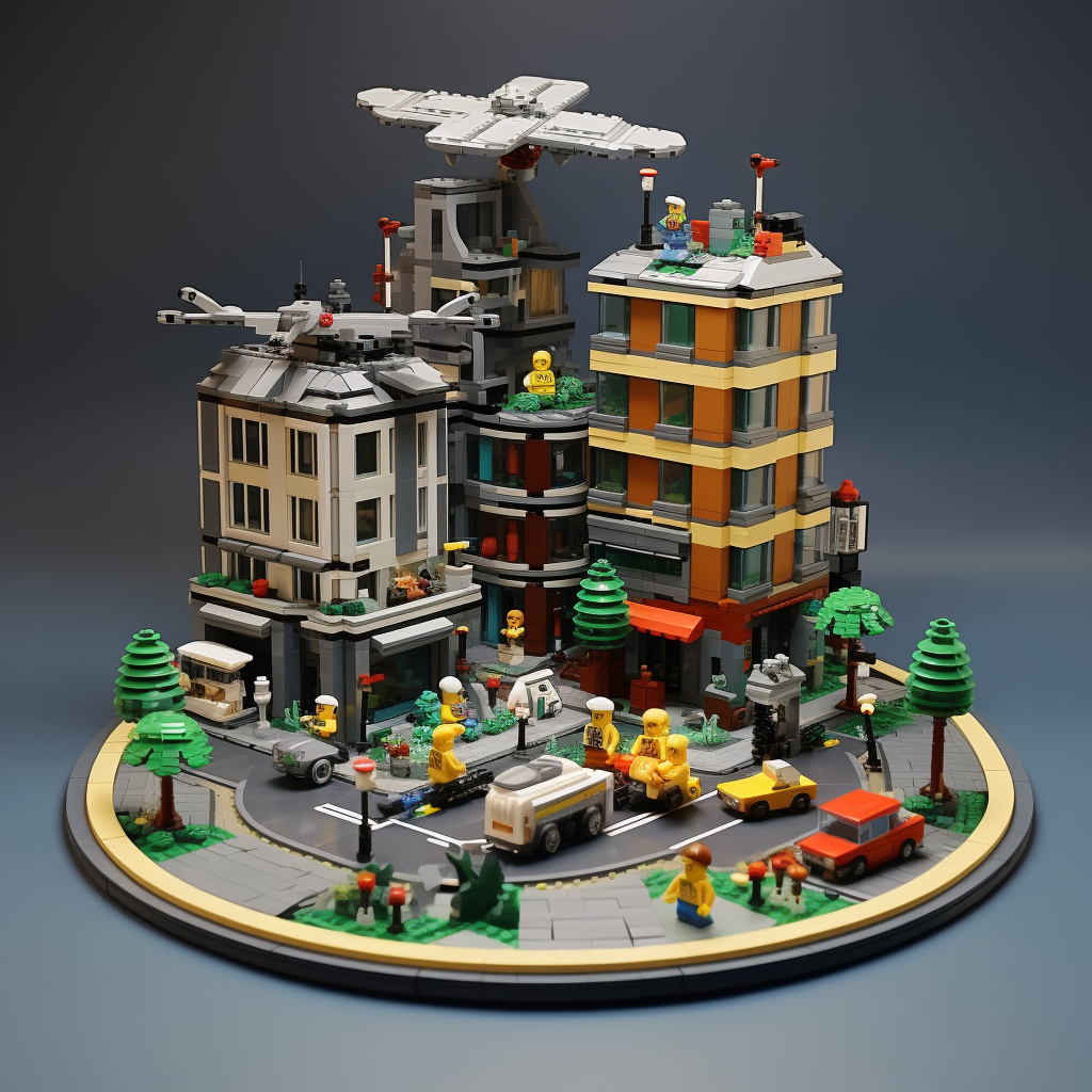 Lego City Toy Front View