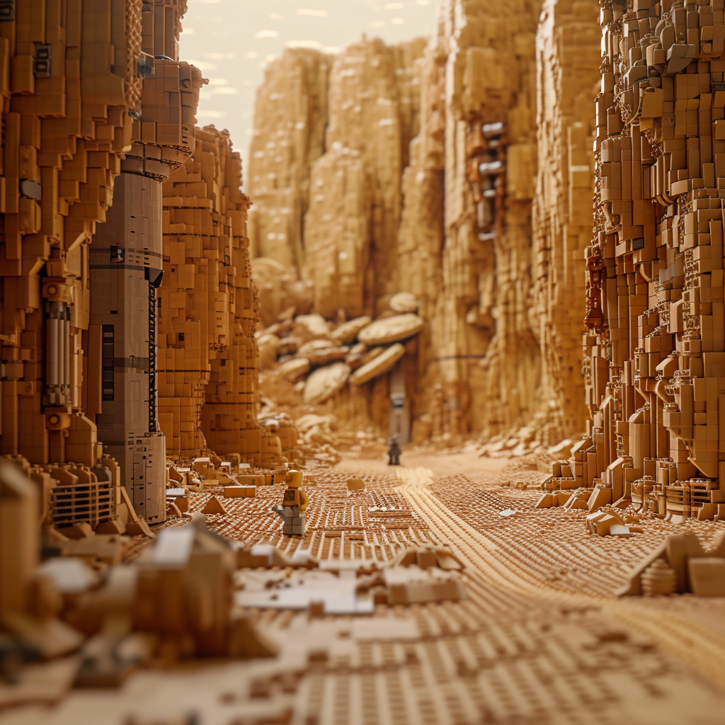 LEGO dune, highly detailed, 8K HD