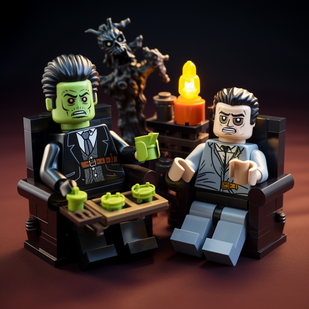 Lego Frankenstein fun toy image