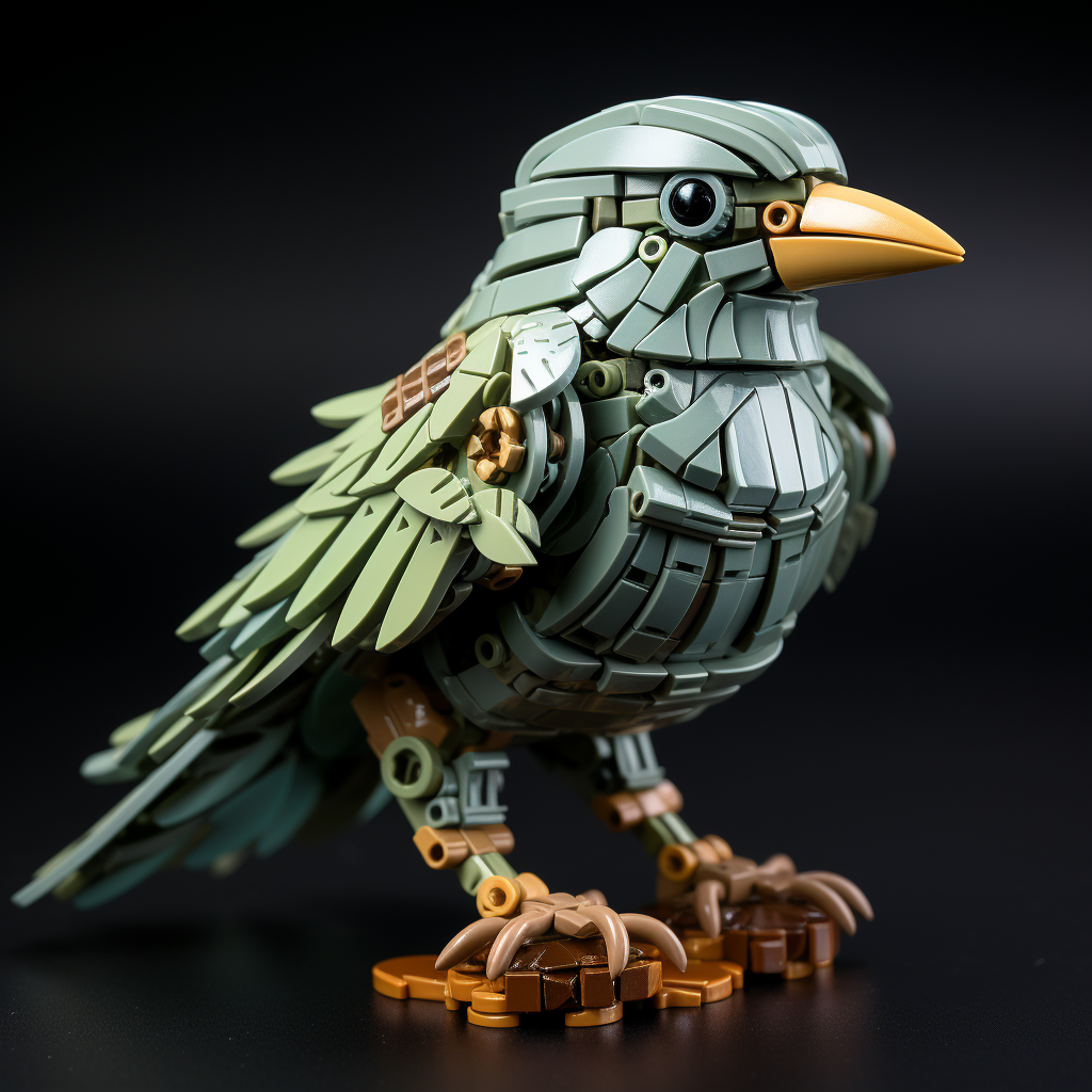 Cute Lego Kiwibird Minifigure Toy