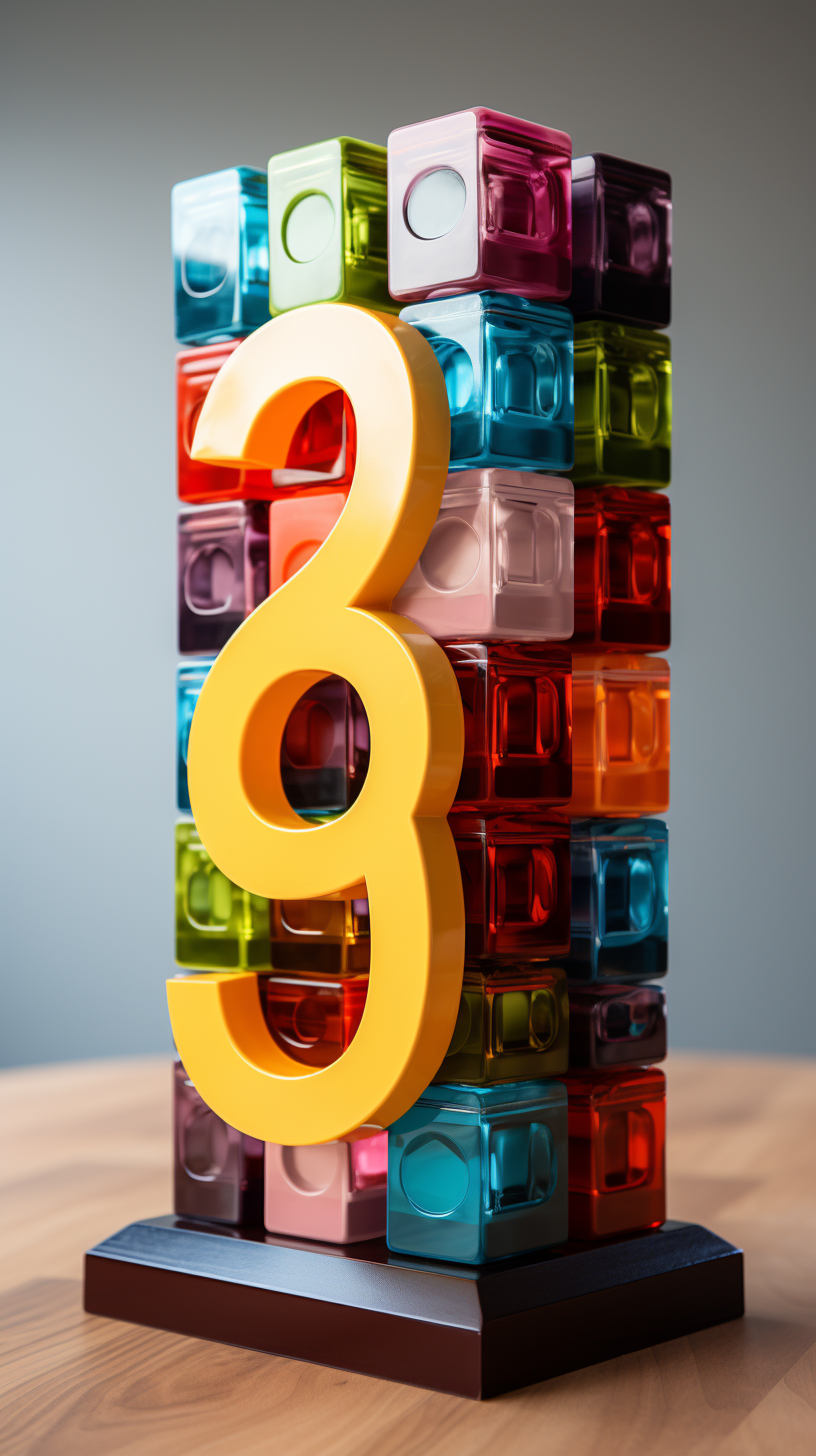 Real Lego brick number eight