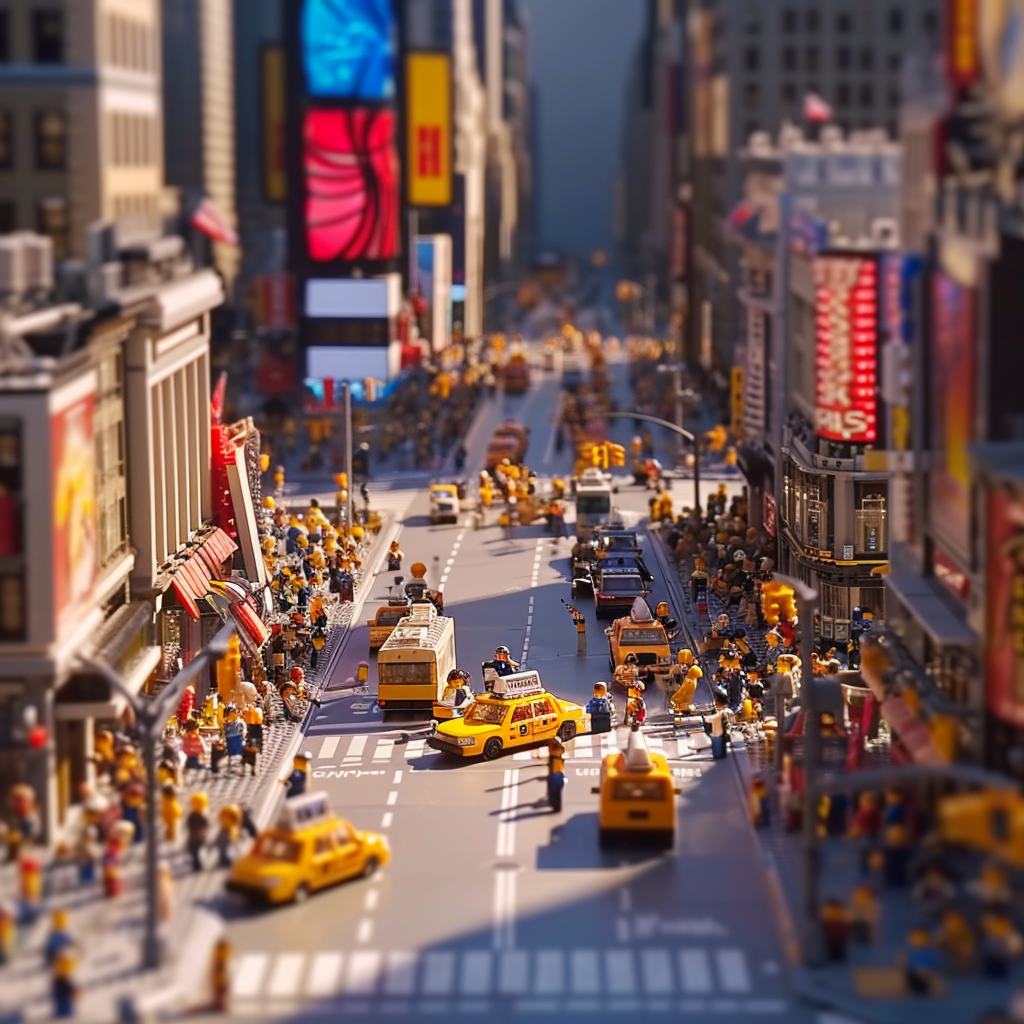 LEGO NYC Photorealistic Live People