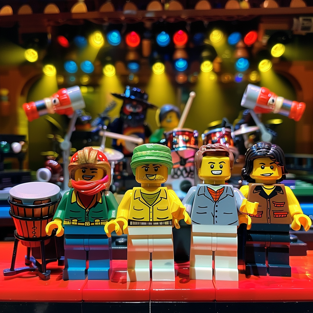 Lego version Puerto Rico stage