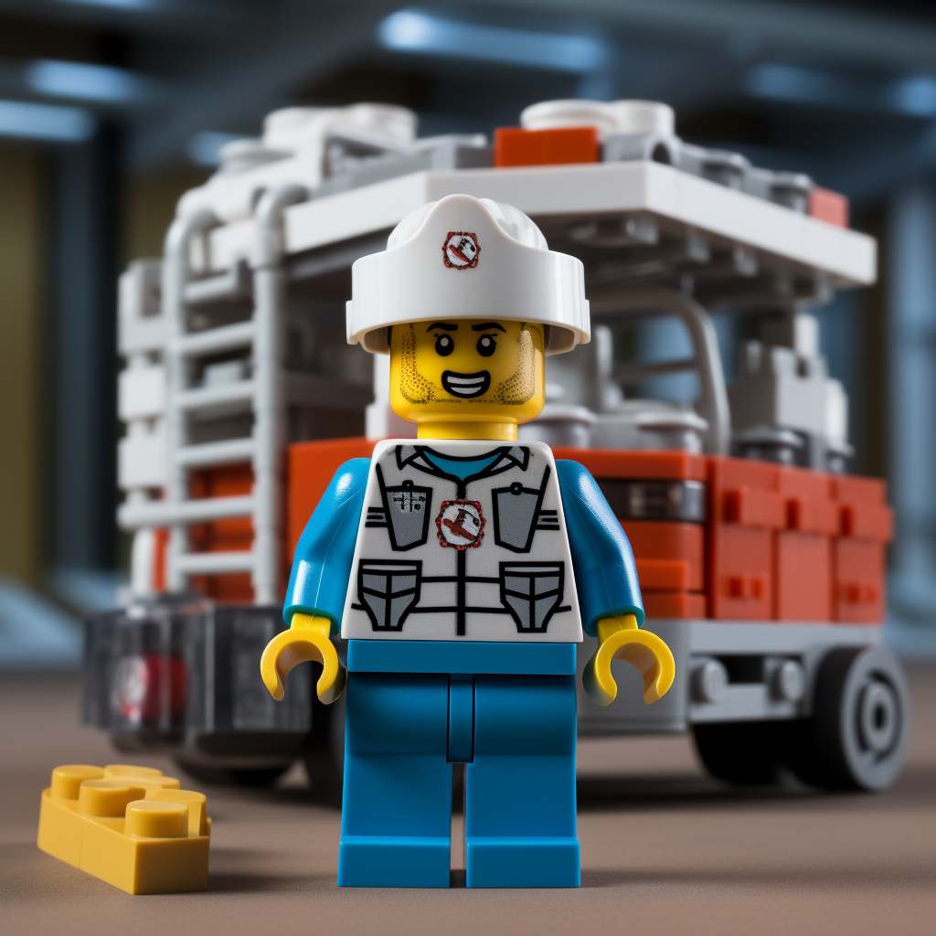 Lego Emergency Doctor Figurine