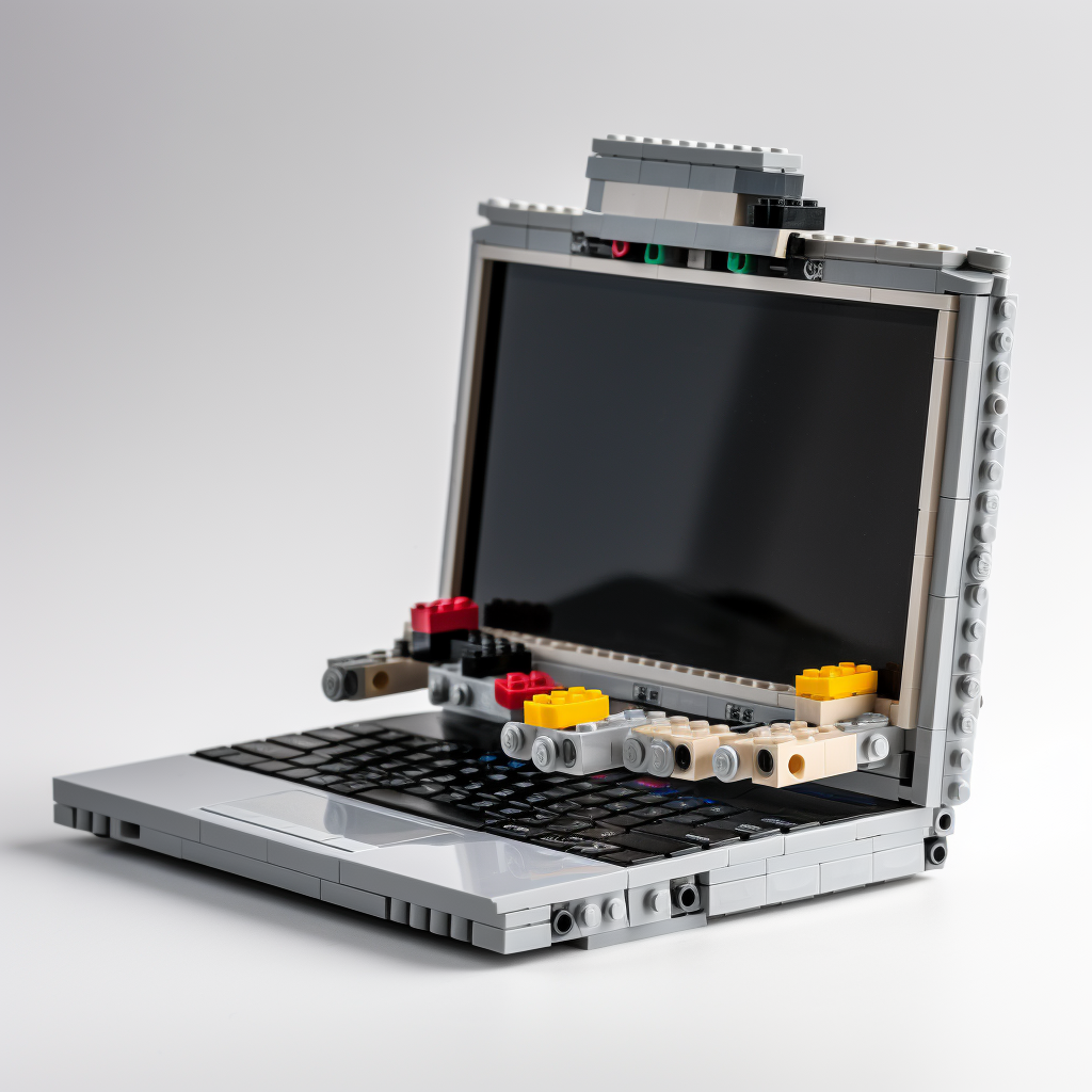 Minimalistic Lego Technic Laptop Toy