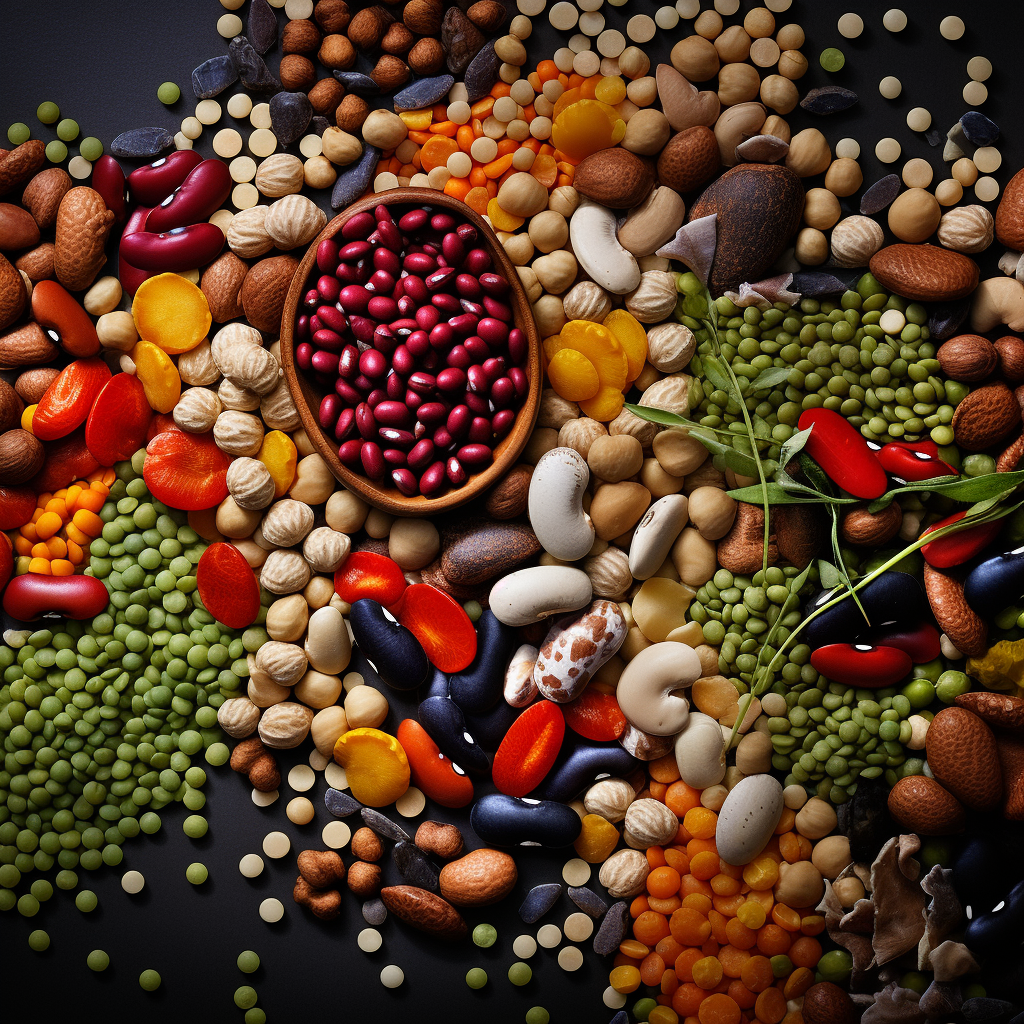 Nutritious legumes for a healthy vegan diet