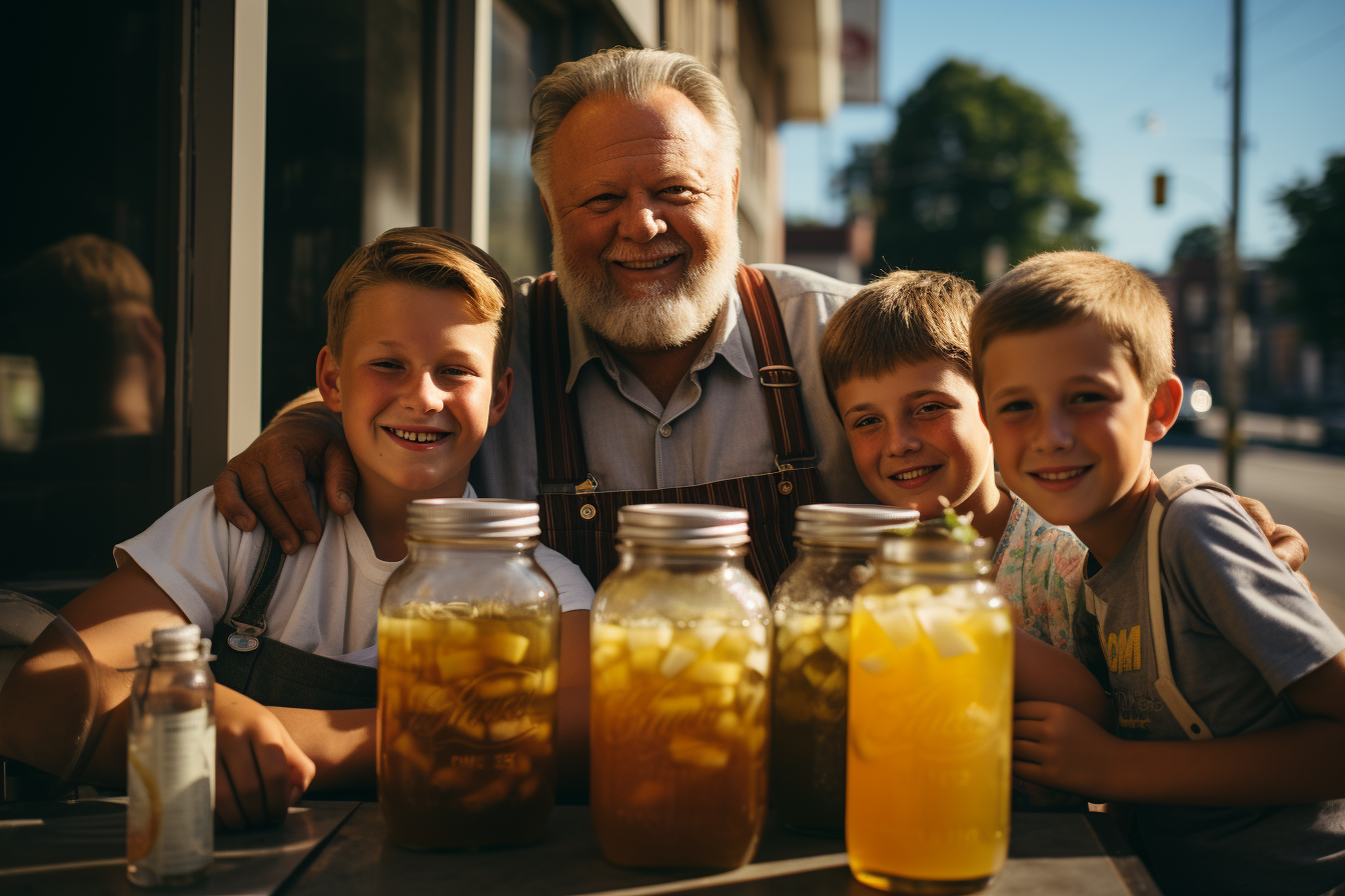 Kids at a Lemonade Stand