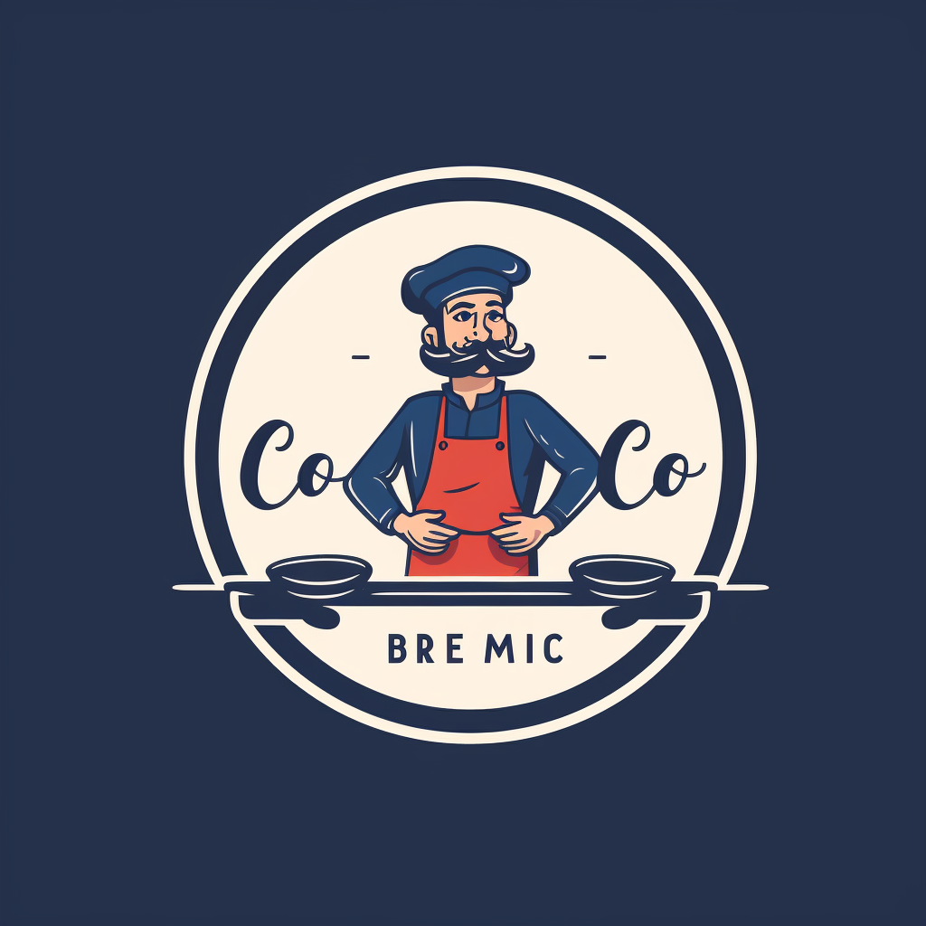 Restaurant logo with  LET ME COOK