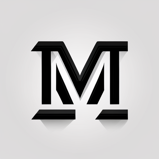 Minimalistic Letter M Logo Design