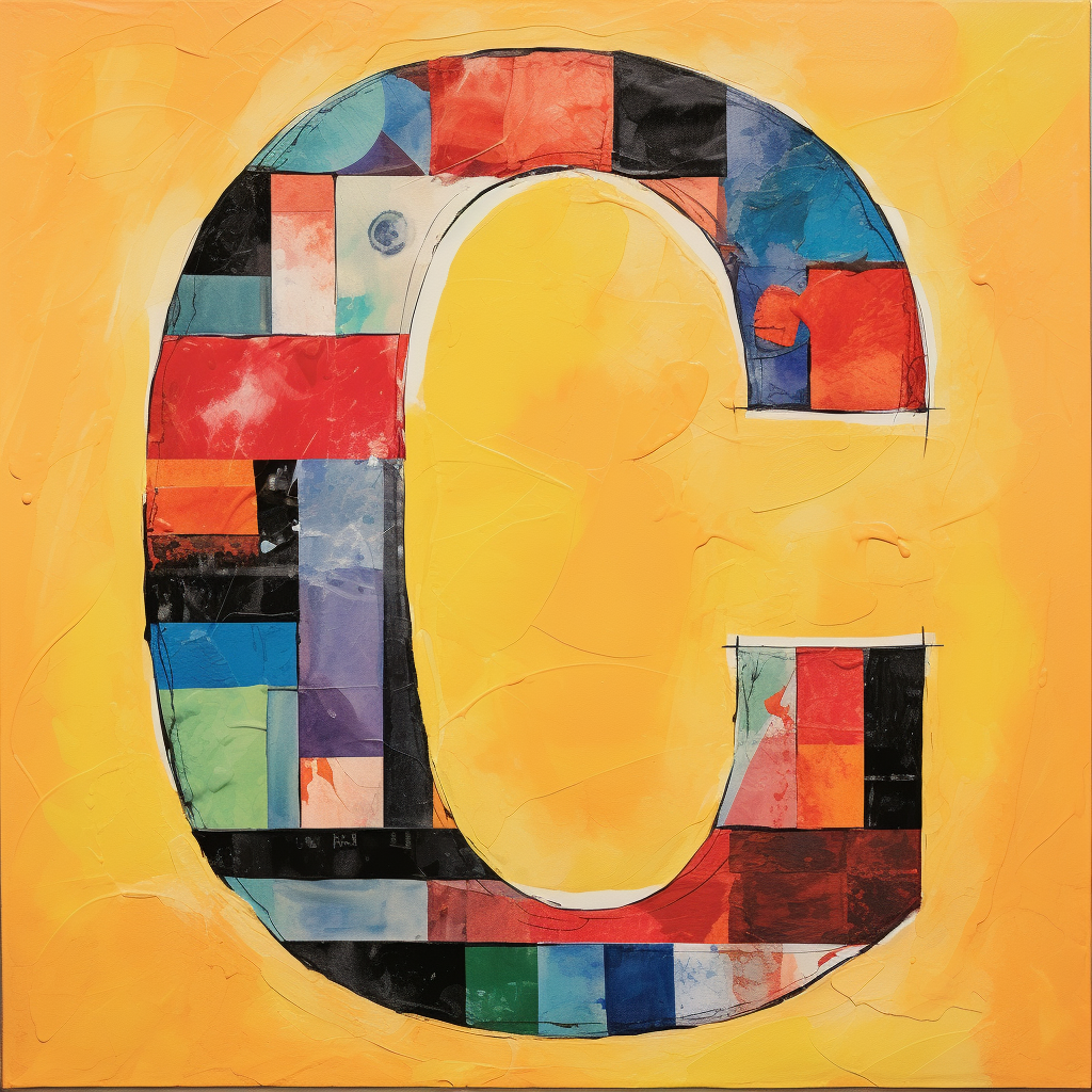 Colorful letter Q illustration by Eric Carle