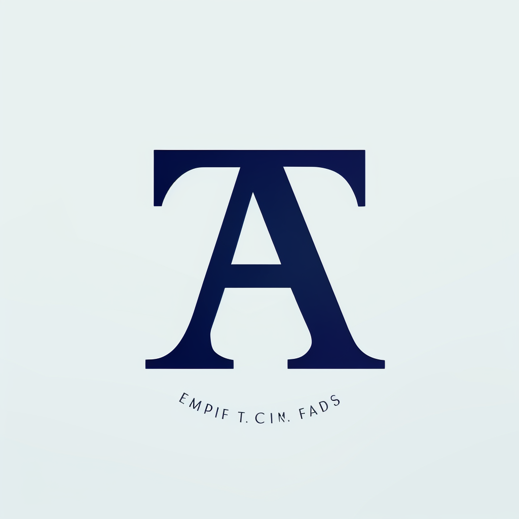 Lettermark Logo FC Serif Vector Simple