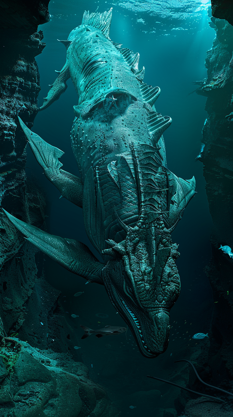 Sea Dragon Leviathan Underwater Realm