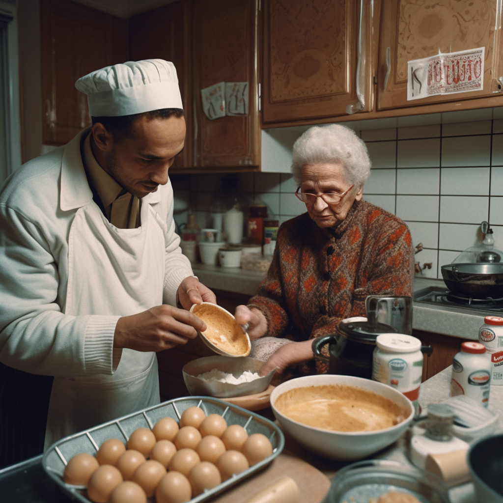 lewis hamilton cooking polish dumplings image