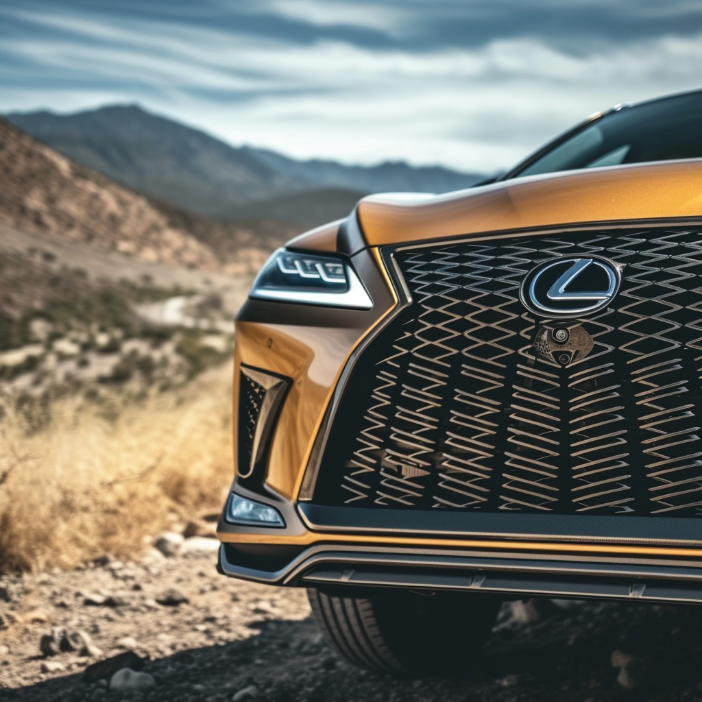 Lexus RX 400h front grille off-roading