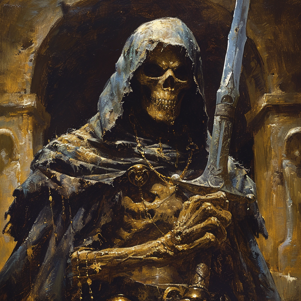 Lich Illustration by Jeff Easley Medieval Fantasy