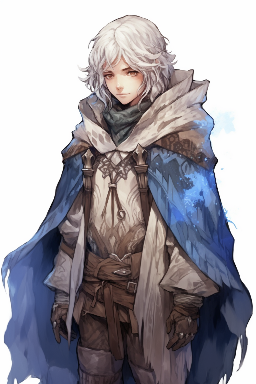 Light-skinned male elf Mage Knight