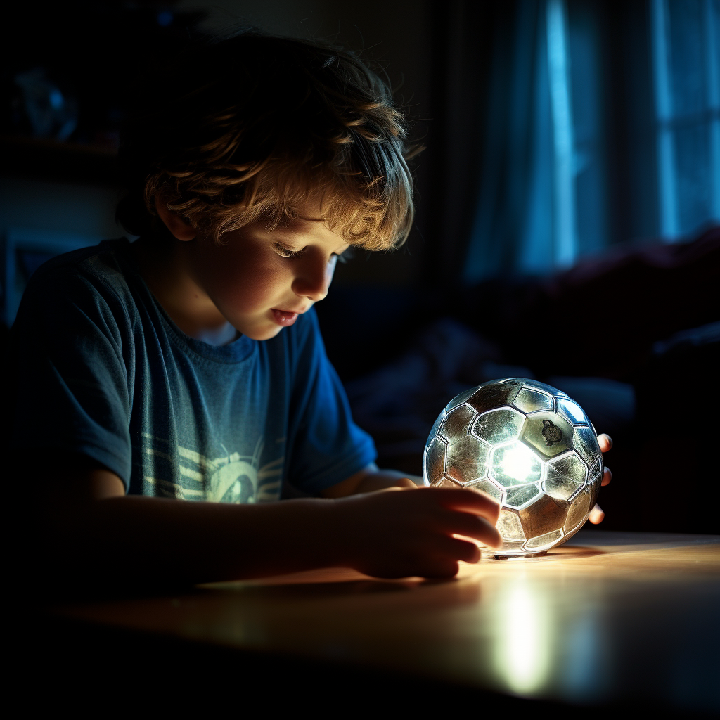 Light up soccer ball for kids