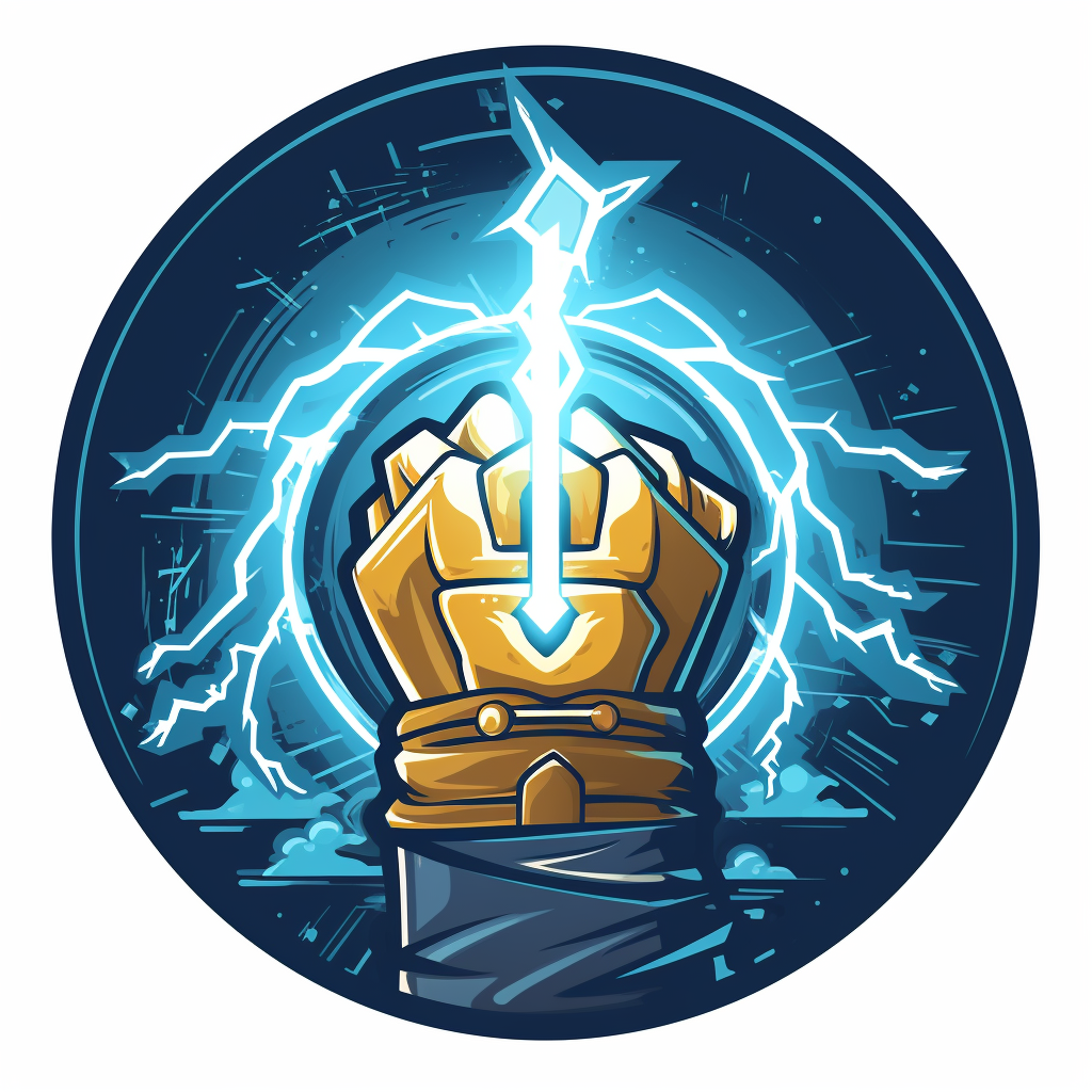 Lightning Bot logo design