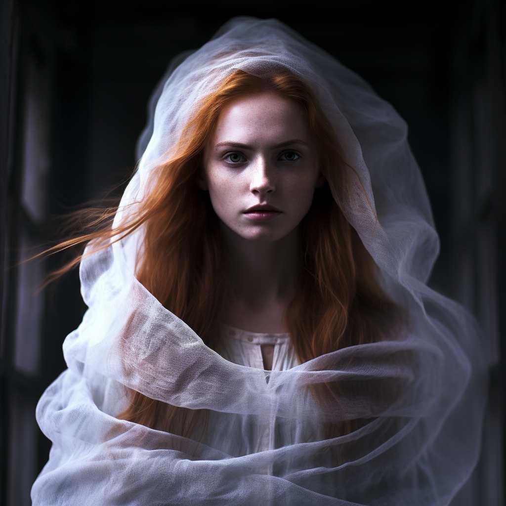 Lily Evans appearing as a ghost