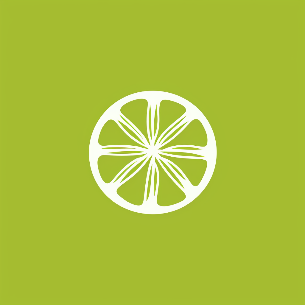 Lime minimal Japanese book cover