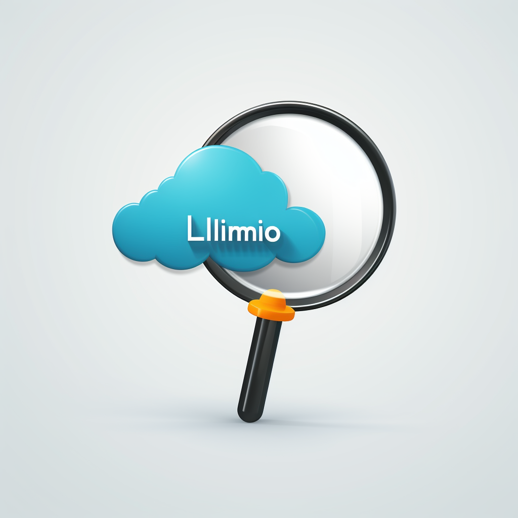 Limpid SaaS Company logo magnifying cloud contents