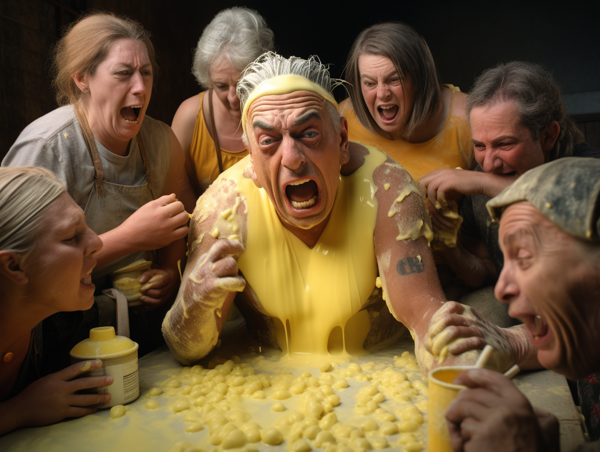 Till Lindemann at Concrete Eating Contest