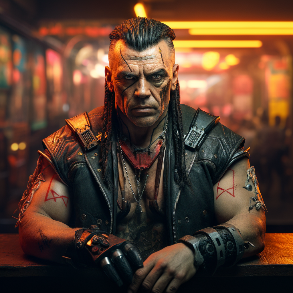 Till Lindemann Cyberpunk 2077 photo